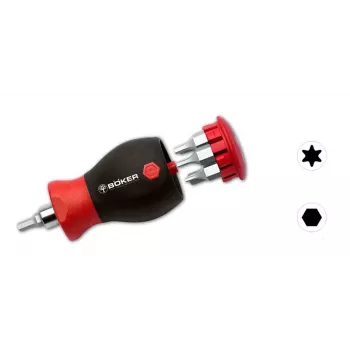 Boker Plus Wiha sulankstomas šešiakampių raktų rinkinys, 9 vnt., metrinis, Imbus 1,5–10 mm
