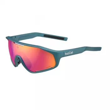 Bolle BS010009 Unisex Sportiniai Akiniai nuo Saulės – Juodas Nailono Rėmas, Pilki Polikarbonatiniai Lęšiai, UV400 Apsauga
