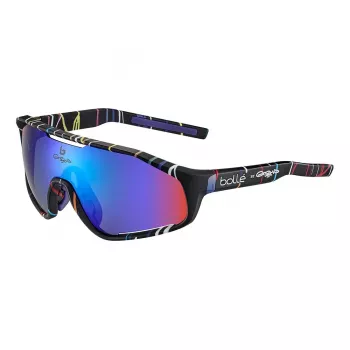 Bolle BS010011 Unisex akiniai nuo saulės su skydiniu lęšiu 136 mm polikarbonato lęšiai, nailono rėmas, UV400