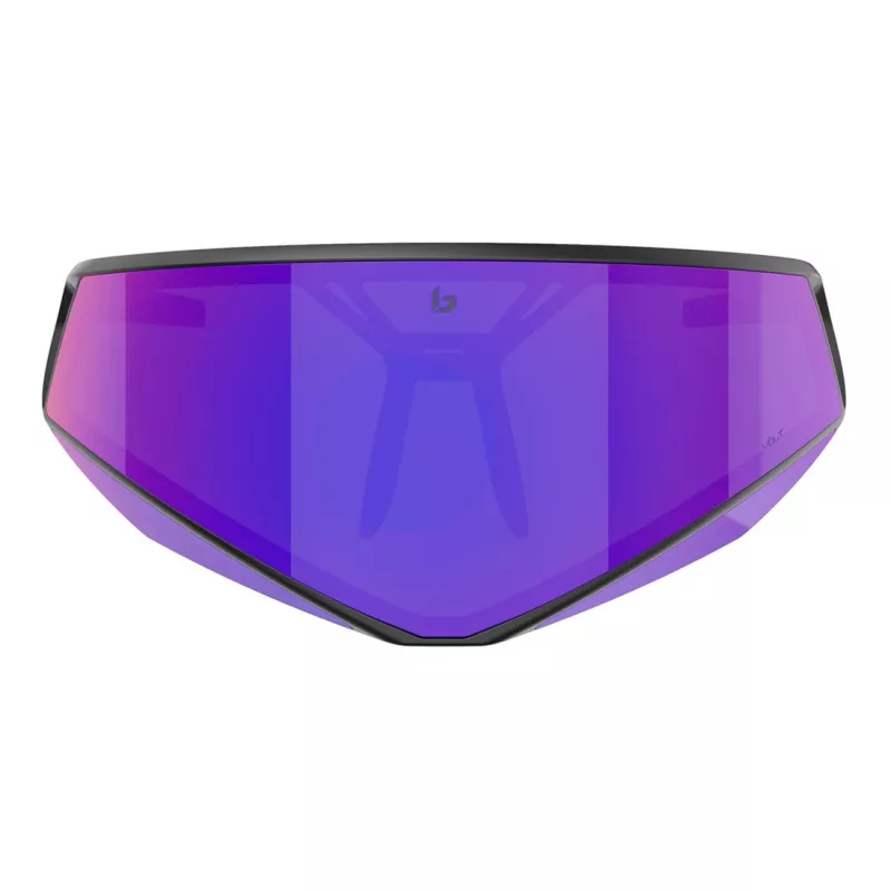 Bolle Unisex akiniai nuo saulės BS033002 - matinio juodo rėmelio, pilki lęšiai, 155 mm
