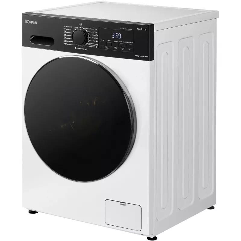 BOMANN WA 7112 širdelės formos vaflinė, 1000 W, balta/juoda
