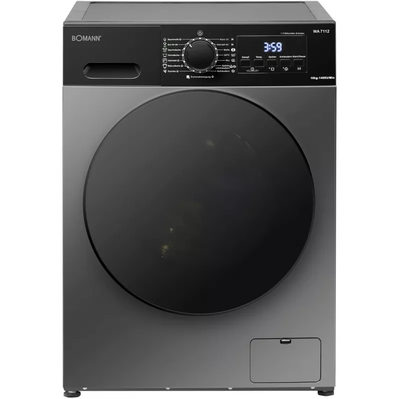 BOMANN WA 7112 Titan širdelės formos vaflinė 800 W, titanas/juoda