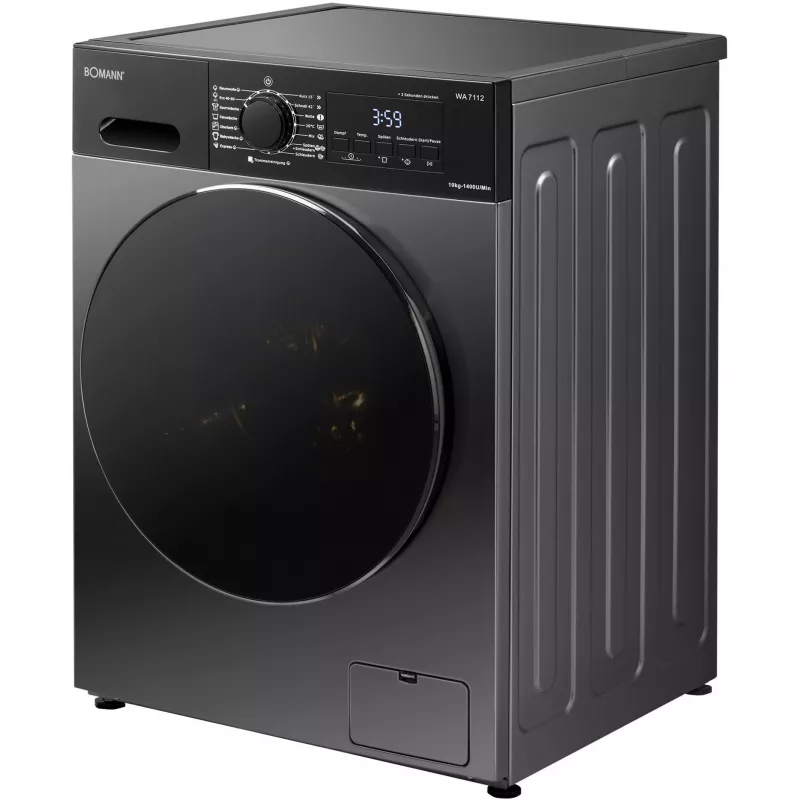 BOMANN WA 7112 Titan širdelės formos vaflinė 800 W, titanas/juoda