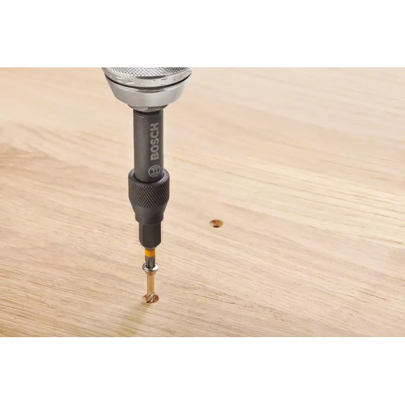 Bosch 2607002786 20 dalių atsuktuvų antgalių rinkinys su magnetiniu universaliu laikikliu, 25 mm S2 plieno antgaliai Phillips, Pozidriv, slotted, Torx, Hex