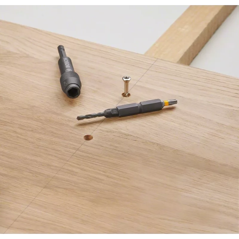 Bosch 2607002786 20 dalių atsuktuvų antgalių rinkinys su magnetiniu universaliu laikikliu, 25 mm S2 plieno antgaliai Phillips, Pozidriv, slotted, Torx, Hex