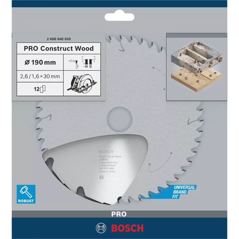 Bosch 2608640633 Expert for Wood diskinis pjūklo diskas 305 mm 60 dantys