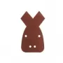 Bosch 2609256A71 Red Wood delta šlifavimo lapų rinkinys, 10 dalių, grūdėtumas K60/K80/K120, su „Hook and Loop“ tvirtinimu, skirtas daugiafunkciams šlifuokliams