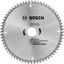 BOSCH aliuminio pjovimo diskas 210x30 mm, 64 dantys ECO
