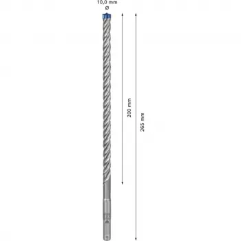 Bosch EXPERT SDS plus-7X gręžimo grąžtų rinkinys 10 mm, 30 vnt., 265 mm ilgio 2608900188