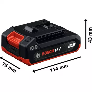 Bosch GBA18V-20 18V 2.0Ah Li-ion Akumuliatorius su COOLPACK