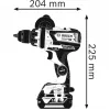 Bosch GSB 18V-110 C Professional 18V belaidis smūginis gręžtuvas (be akumuliatoriaus, mėlynas/juodas)