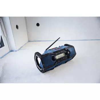 BOSCH HEAVY DUTY GPB18V-3C Professional Bluetooth FM Radijas (Mėlyna/Juoda, Be Akumuliatoriaus)