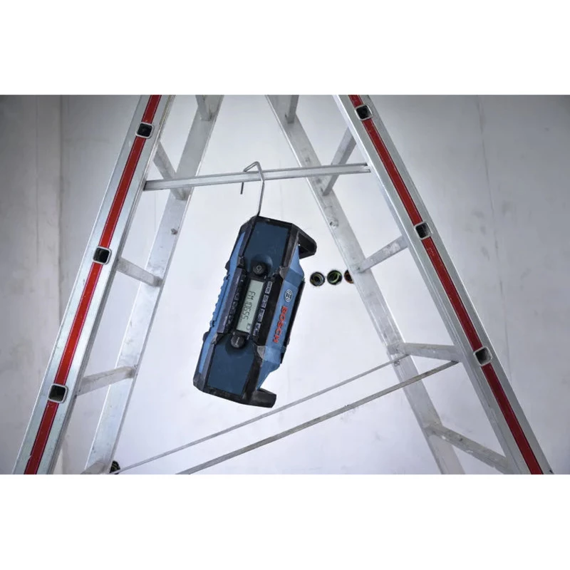 BOSCH HEAVY DUTY GPB18V-3C Professional Bluetooth FM Radijas (Mėlyna/Juoda, Be Akumuliatoriaus)