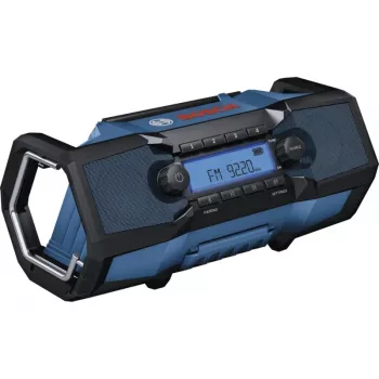 BOSCH HEAVY DUTY GPB18V-3C Professional Bluetooth FM Radijas (Mėlyna/Juoda, Be Akumuliatoriaus)