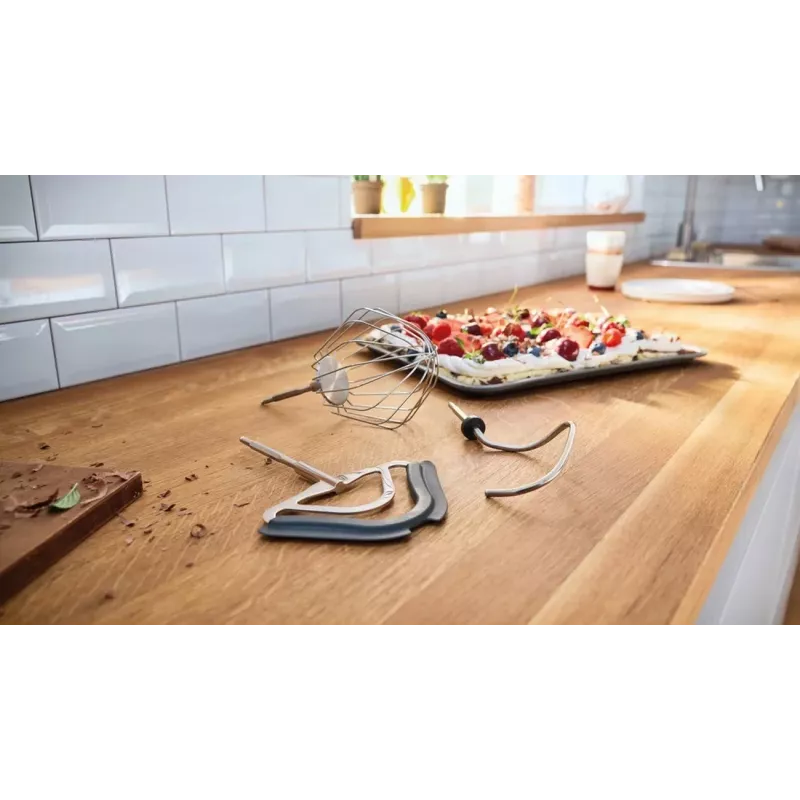 Virtuvinis kombainas Bosch MUM58359 Ruby Red/Silver 1000W 3.9L nerūdijančio plieno dubuo