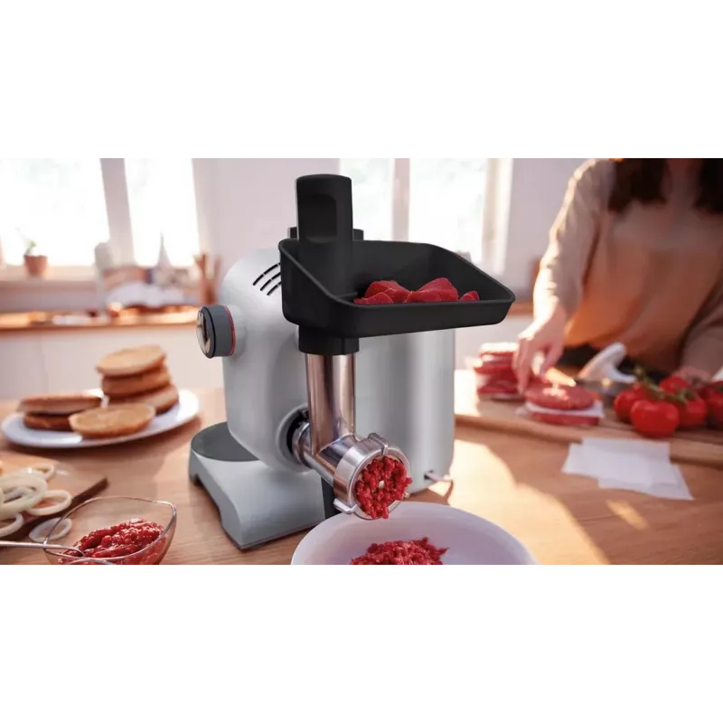 Virtuvinis kombainas Bosch MUM58359 Ruby Red/Silver 1000W 3.9L nerūdijančio plieno dubuo
