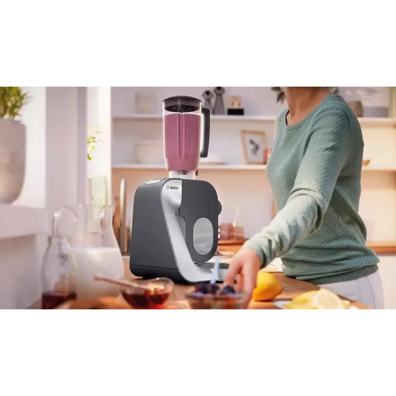Virtuvinis kombainas Bosch MUM58359 Ruby Red/Silver 1000W 3.9L nerūdijančio plieno dubuo