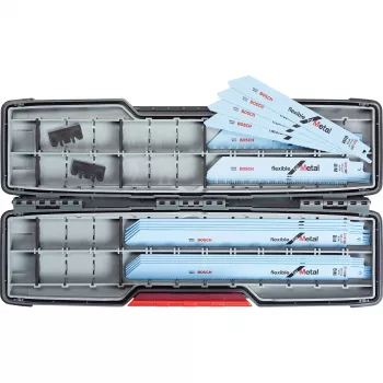 Bosch Power Tools pjūklo geležčių rinkinys Flexible for Metal, 20 vnt. (ToughBox dėžutėje)