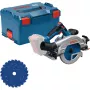 BOSCH Professional GKS 18V 57 GX akumuliatorinis pjūklas su pjovimo disku L-BOXX dėkle
