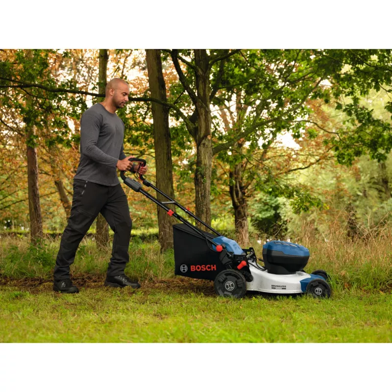 BOSCH POWERTOOLS belaidis elektrinis vejapjovė GRA 18V2-46SP Professional, 36V (2x18V), mėlyna, 2x 5,5 Ah ličio jonų baterija, įkroviklis