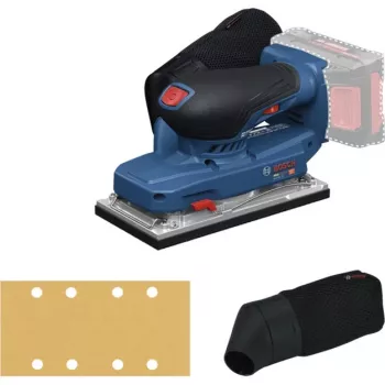 BOSCH POWERTOOLS belaidis orbitinis šlifuoklis GSS 18V-18 Professional Solo, 18V (mėlynas/juodas, be akumuliatoriaus ir įkroviklio, L-BOXX dėkle)