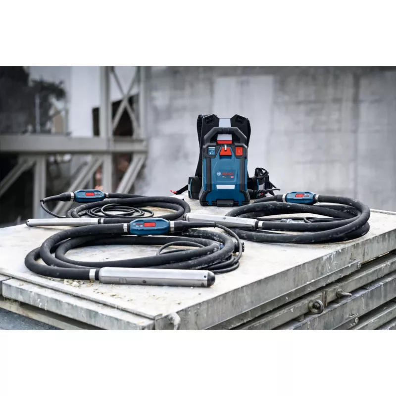 BOSCH POWERTOOLS GPU 18V-2 DI belaidė aukšto dažnio betono vibratoriaus sistema (dėžutėje)