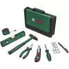 BOSCH Powertools Universal Hand Tool Set, 25 dalių (žalias, su įrankių krepšiu)