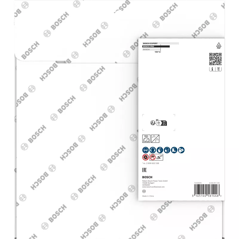Bosch PRO Keraminis deimantinis pjovimo diskas, 250 mm skersmens, 30 mm anga (su 25,4 mm redukcijos žiedu), ištisinė briauna, šlapiam/sausam pjovimui
