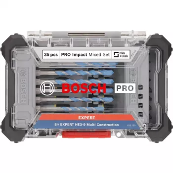 Bosch PRO Impact and Multi rinkinys, 35 dalių atsuktuvų antgalių rinkinys 2608521U82
