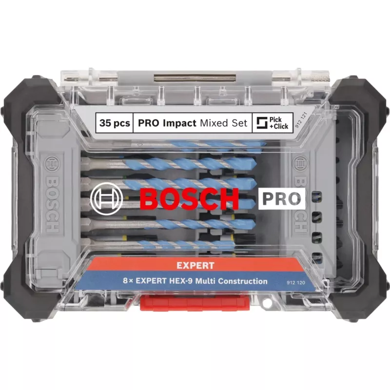 Bosch PRO Impact and Multi rinkinys, 35 dalių atsuktuvų antgalių rinkinys 2608521U82