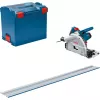 Bosch Professional GKT 55 GCE plovimo pjūklas su FSN 1400 kreipiamąja bėgėle, 1400 W, mėlynas, L-BOXX