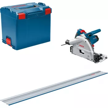 Bosch Professional GKT 55 GCE plovimo pjūklas su FSN 1400 kreipiamąja bėgėle, 1400 W, mėlynas, L-BOXX