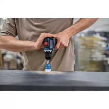 Bosch Professional GSR 12V-32 akumuliatorinis sukamasis gręžtuvas (12V, 2x 2,0Ah Li-Ion, 36 dalių priedų rinkinys, dėklas įrankiams, mėlynas/juodas)