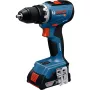 BOSCH Professional GSR 18V-65 belaidis gręžtuvas-suktuvas, bešepetinis, 2x 5,0 Ah Li-Ion, L-BOXX, įrankių rinkinys