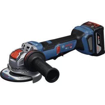 Bosch Professional GWX 18V-11PS belaidis kampinis šlifuoklis Solo, 18V, 125mm, X-LOCK, mėlynas/juodas, be akumuliatoriaus ir įkroviklio