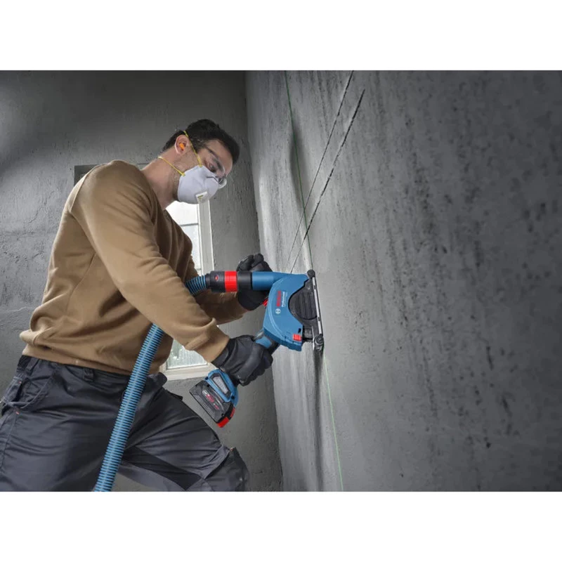 Bosch Professional GWX 18V-11PS belaidis kampinis šlifuoklis Solo, 18V, 125mm, X-LOCK, mėlynas/juodas, be akumuliatoriaus ir įkroviklio