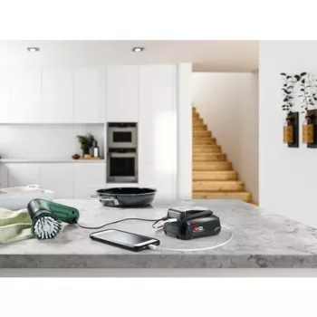 Bosch UniUSB 18V-15 įkroviklis 18V POWER FOR ALL baterijoms su USB-C portu (1600A02WS1)