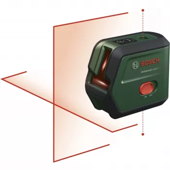 Bosch UniversalLevel 2 UNI Set kryžminio linijinio lazerio rinkinys su trikoju ir krepšiu 0603663FZ1
