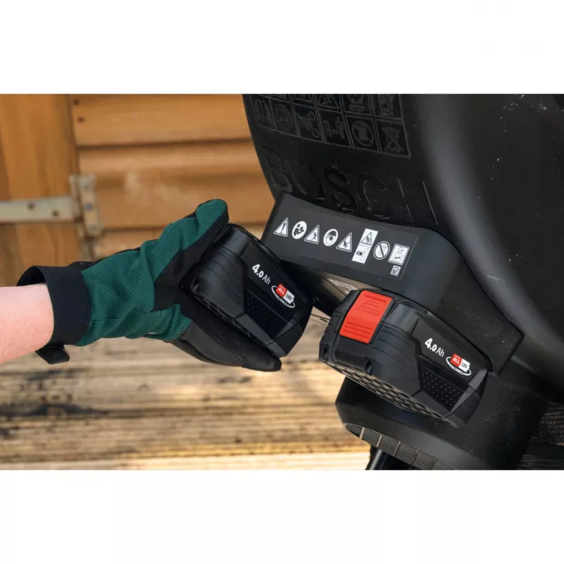 Bosch UniversalShredder Solo Belaidis Sodo Smulkintuvas, 36V (2x18V), 40mm Šakų Talpa, 50L Surinkimo Dėžė, Žalia/Juoda, Be Įrankių (06008E0001)