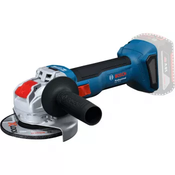 BOSCH X-LOCK kampinis šlifuoklis GWX 18V-8 Professional Solo, 18V, mėlynas/juodas, 125 mm (be akumuliatoriaus)