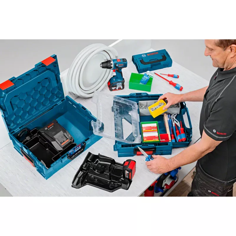 BOSCH XL-BOXX Insert for EXTH18V-50N belaidžio rotorinio plaktuko įdėklas (juodas, skirtas XL-BOXX 172)