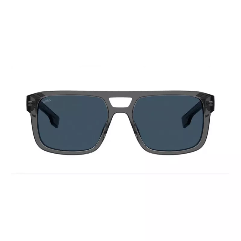 BOSS BOSS1648SKB7 Akiniai Havana Rudi Kvadratiniai Acetatiniai Vyriški