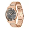 Vyriškas laikrodis BOSS MAN 1514185 Quartz Analog 41mm juodas ciferblatas odinis dirželis
