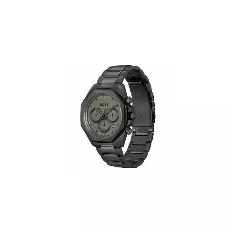 BOSS Vyrų Skymaster Chronografinis Laikrodis 1514016 44mm Nerūdijančio Plieno Mėlynu Ciferblatu