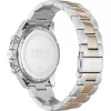 BOSS Vyriškas Laikrodis 1513757 43mm Nerūdijančio Plieno Mėlynas Ciferblatas Ruda Odelė Chronografas