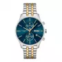 BOSS Vyriškas laikrodis 1513976 (42 mm) – mėlynas ciferblatas, ruda odinė juosta