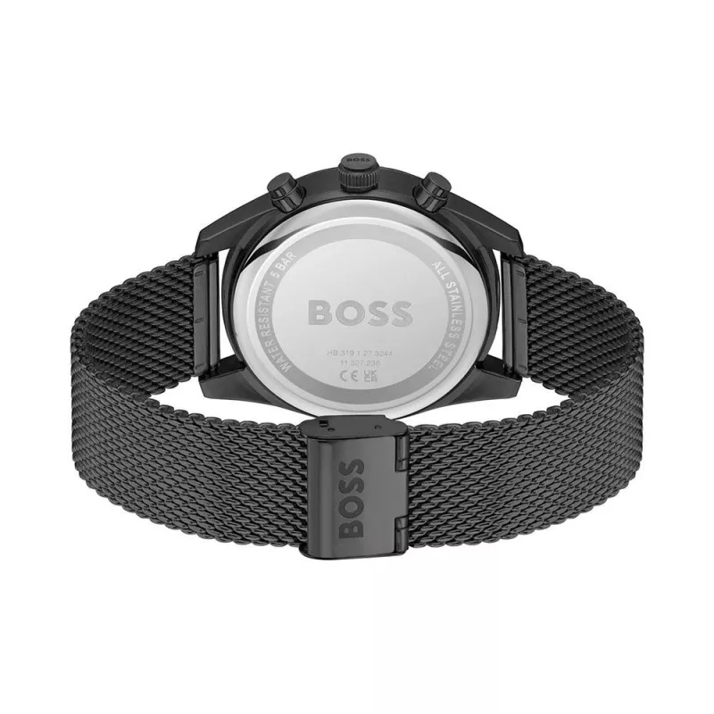 Vyriškas laikrodis BOSS 1514150 (44 mm) – mėlynas ciferblatas, nerūdijantis plienas