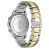BOSS Skymaster vyrų kvarcinis chronografinis laikrodis 1514163 44mm mėlynas ciferblatas nerūdijančio plieno tinklelis