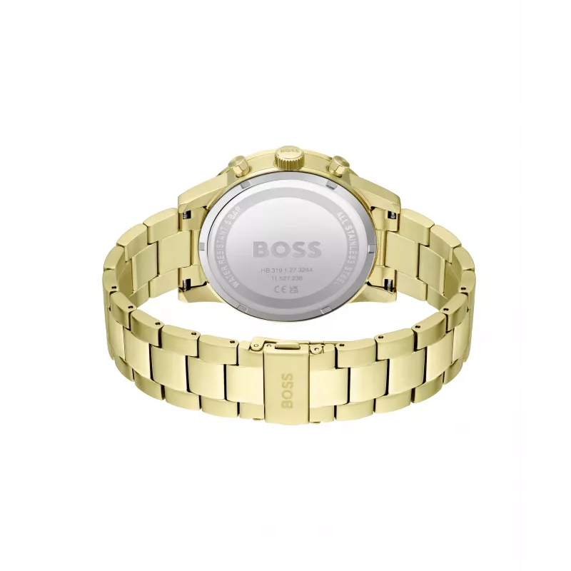 BOSS Laikrodis Man 1513923 (46 mm) – Mėlynas ciferblatas, nerūdijančio plieno chronografas