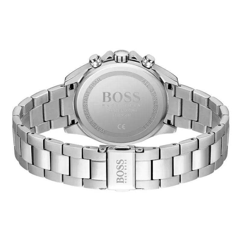 Moterų laikrodis BOSS 1502615 38 mm rožinio aukso spalvos nerūdijančio plieno tinklelio apyrankė